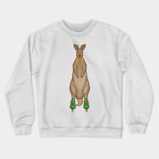 Kangaroo Inline skating Roller skates Crewneck Sweatshirt